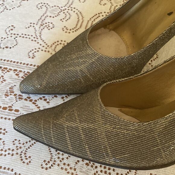 Chico’s Glittery Slip-On Pumps Size 9.5 - Picture 4 of 16